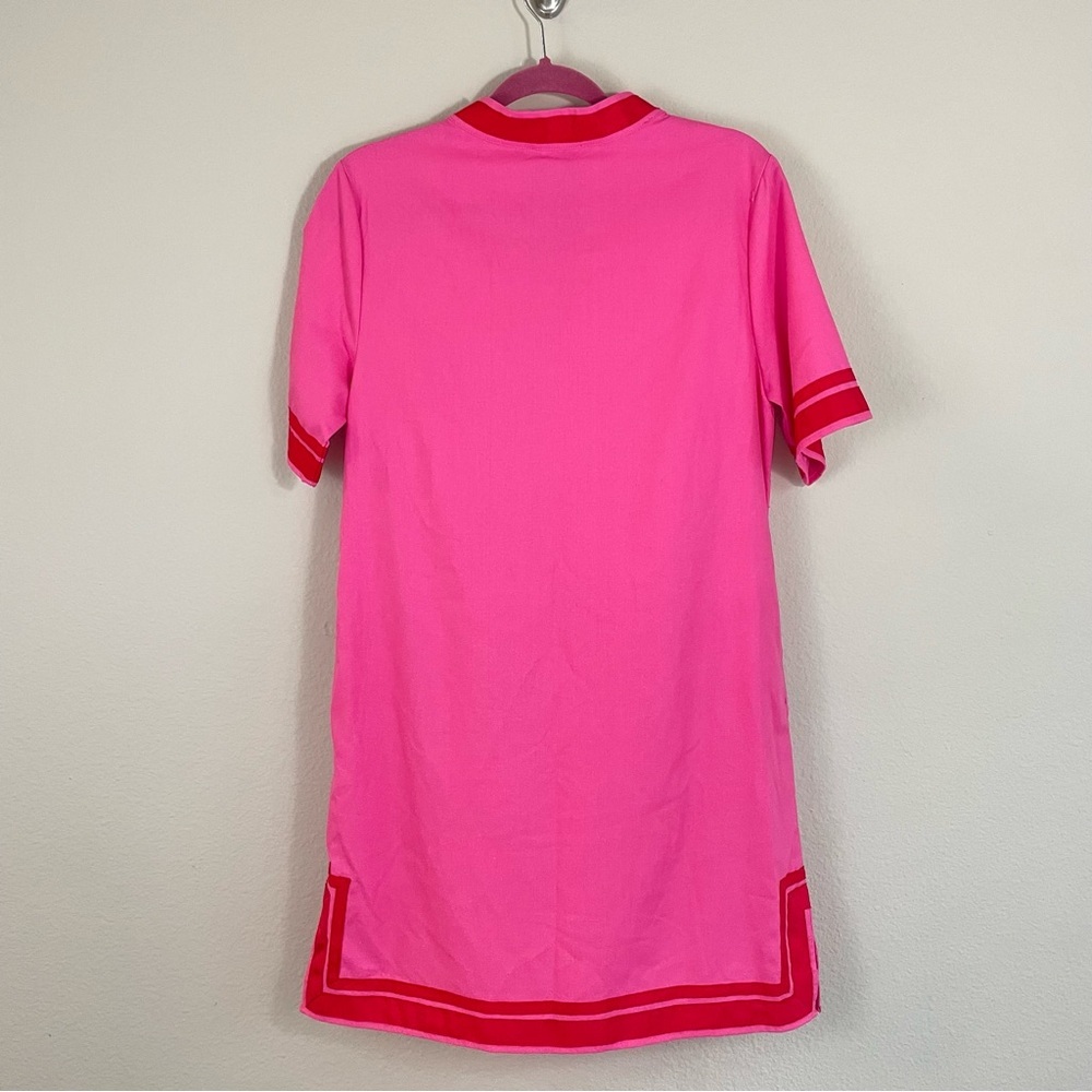 NWT She + Sky Pink‎ 100% Linen Full Sail Dress Size Small - Picture 9 of 14